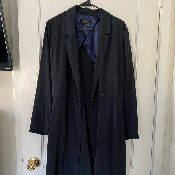 Jcrew crepe trench duster - Picture 1 of 3